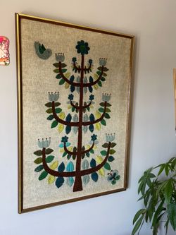 Vintage Embroidered Art