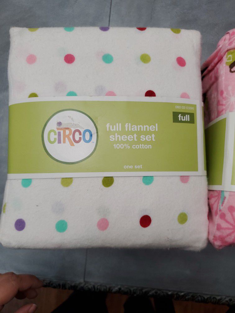 Circo Full Flannel Sheet Set 100% Cotton Brand New