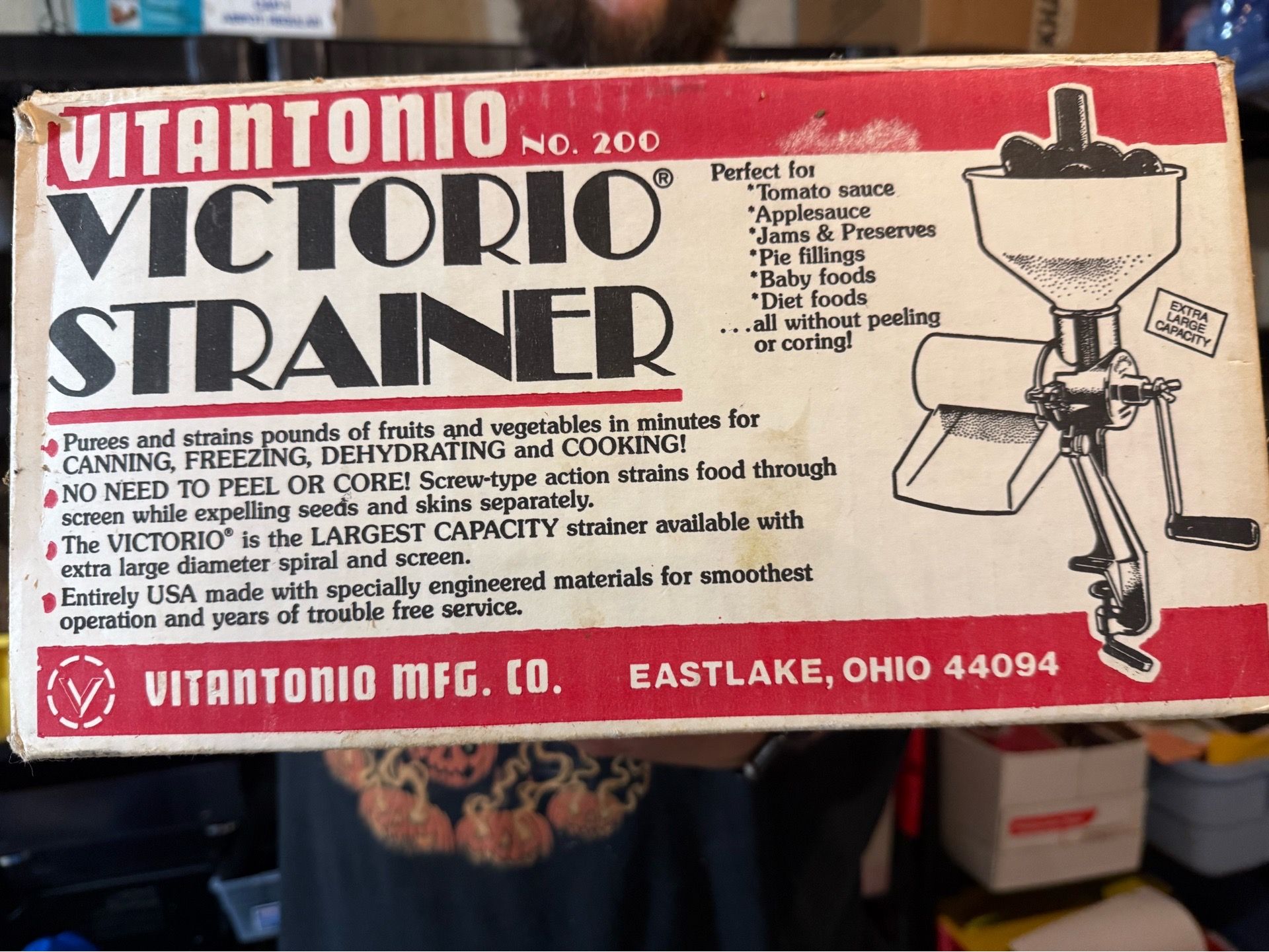 Antique Victorio Strainer