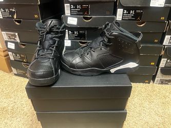 Air Jordan 6 Retro Kids Sneakers Black