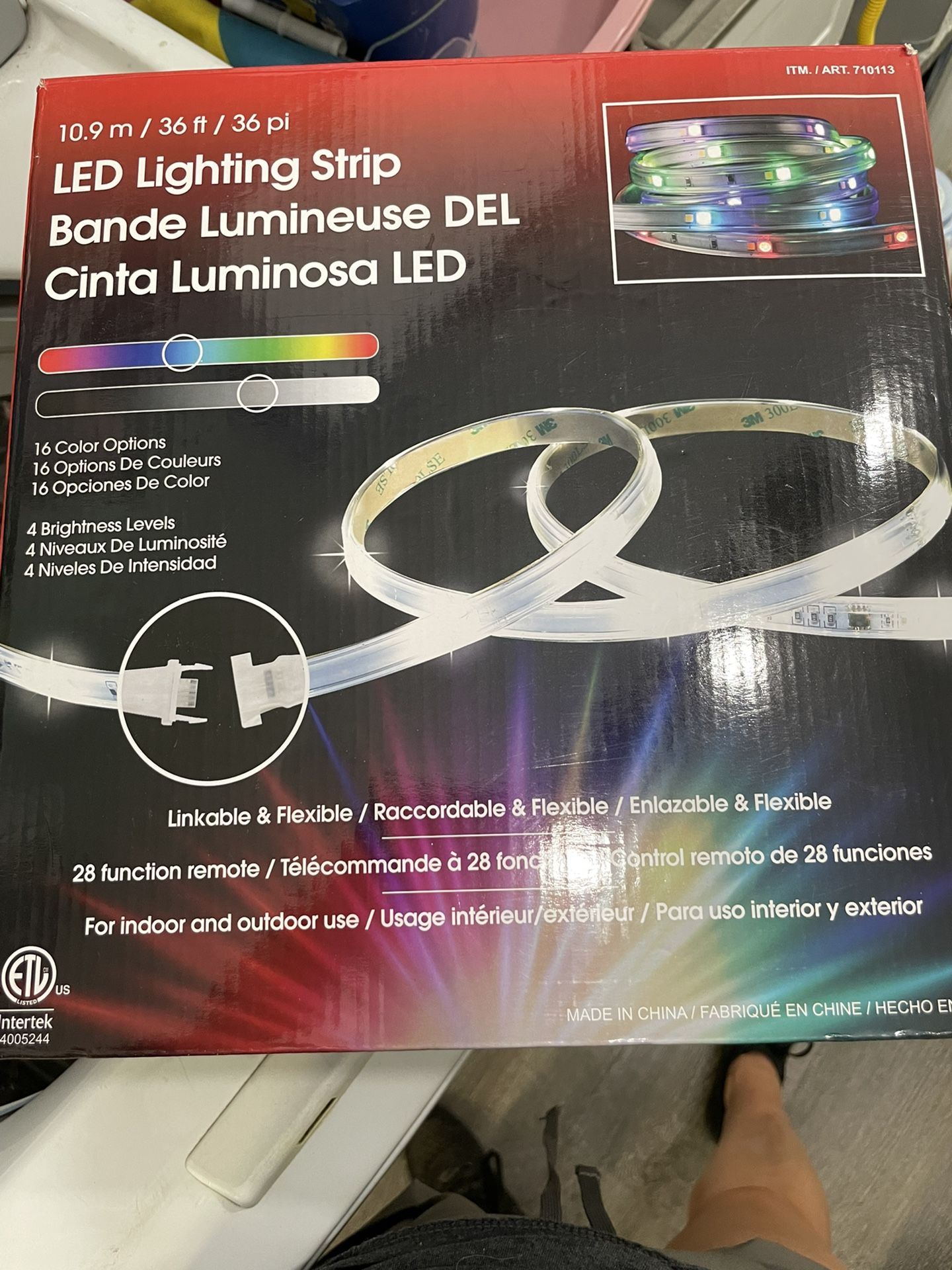36ft 16 Color Led Lighting Strip