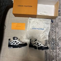 Luis Vuitton Skates Grey Designer Men Size 40/7 (SEND OFFERS NOT FREE)