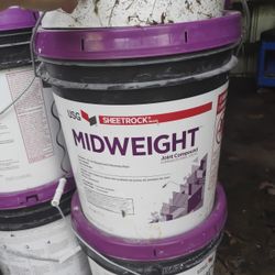 4.5 gal. Midweight Ready-Mixed Joint Compound $15 per bucket
