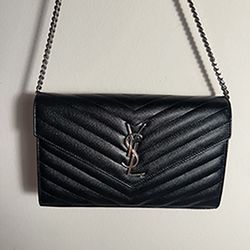 Saint Laurent YSL Monogram Large Wallet 100% Authentic