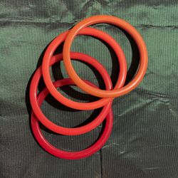 Set Of 4 Vintage Bakelite Bangles Bracelets 