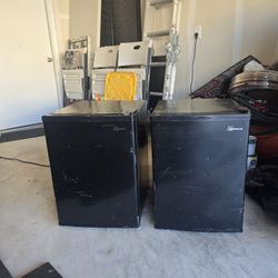 2 MINI Seasons® 2.4 Cu Ft Black Energy Star Compact Refrigerator w/ Freezer