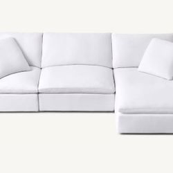 Restoration Hardware Cloud Sectional Sofa - Like New Vs MSRP Of $6K+