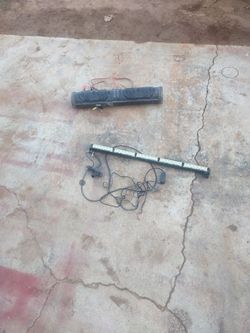 Parts That Came Out Of A RZR. Speaker System With LED Lights, And A Light Bar, For The Rear. Make An Offer