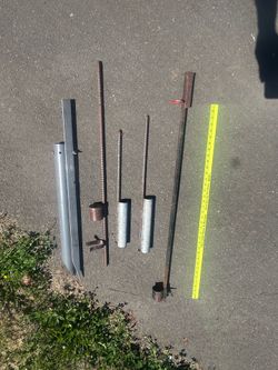 5 Bank fishing rod holders made with rebar in decent condition.   $30, cash or Venmo, meet at my house for pick up or somewhere convenient. I’m in Van