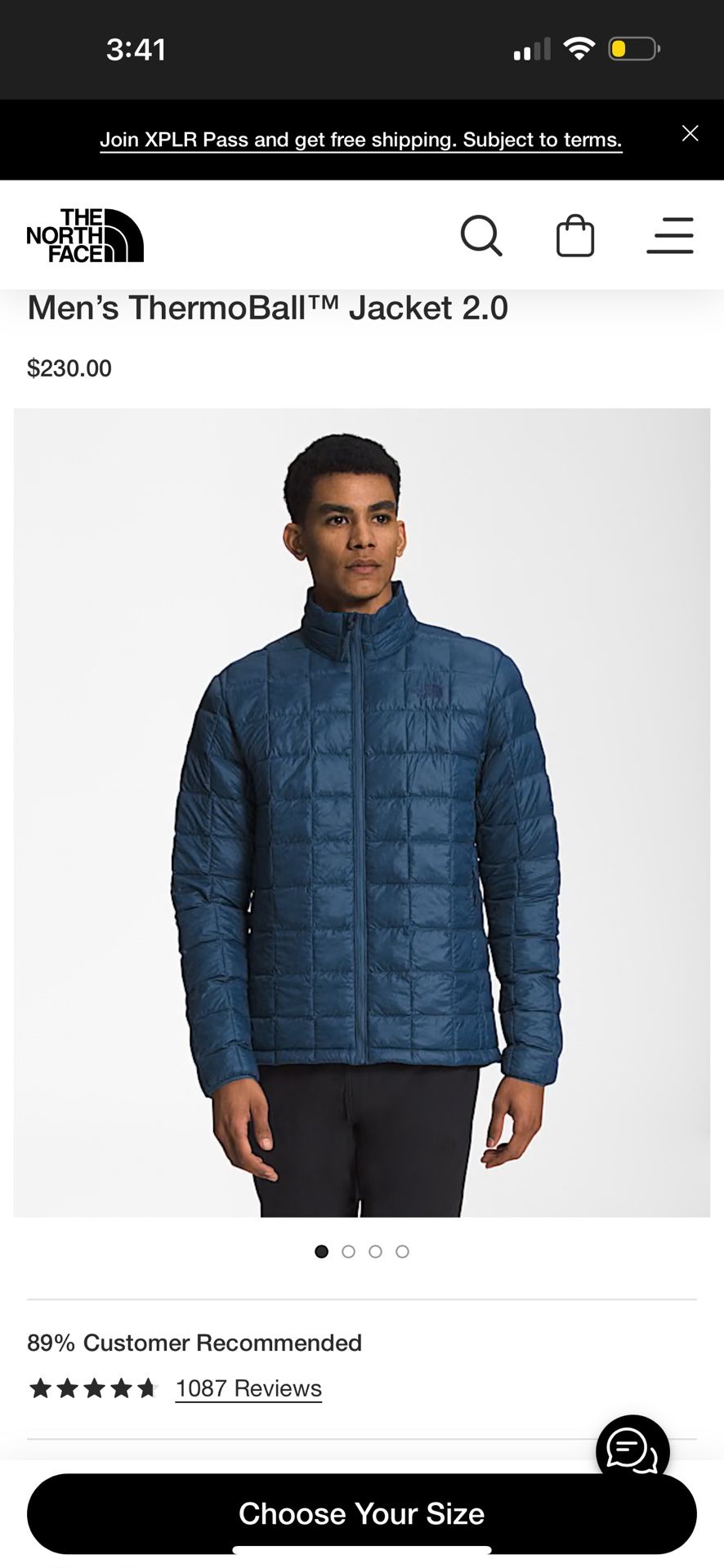 Men’s North face Size L