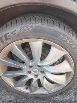 4 SeT of 21 INCH INFINITI FX35 STOCK RIMS N TIRES