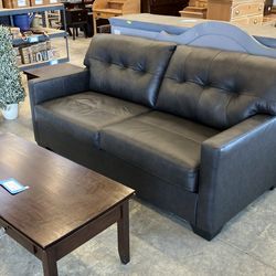 Leather Sofa - Ashley Belziani