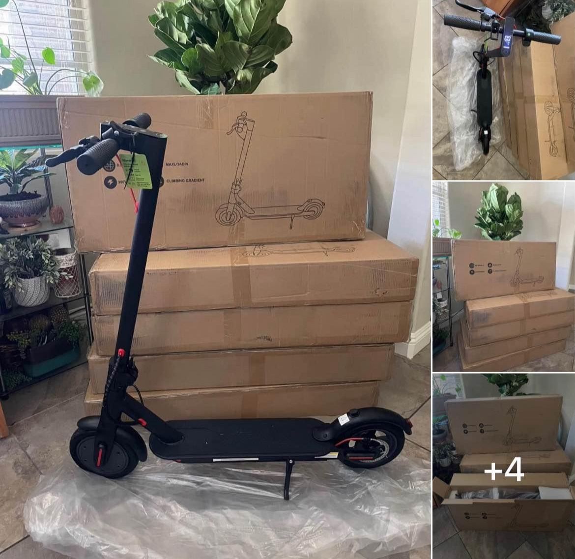 🛴 Vegas Electric Scooter! 🚀💨  up to 19 MPH solid tires  💥⚡️14-19 Miles in Style! 🌟🏞️   FIRM price, scooters are brand new in sealed Factory box 