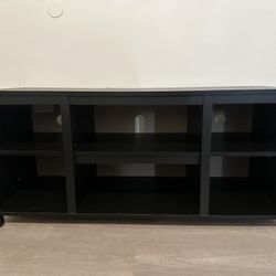 BLACK TV STAND