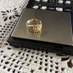 10k Gold Nugget Ring 