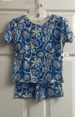 Brand new Boys blue-ivory 2 piece set size 5T