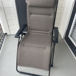 Two Extra Wide Padded Zero Gravity Chairs
