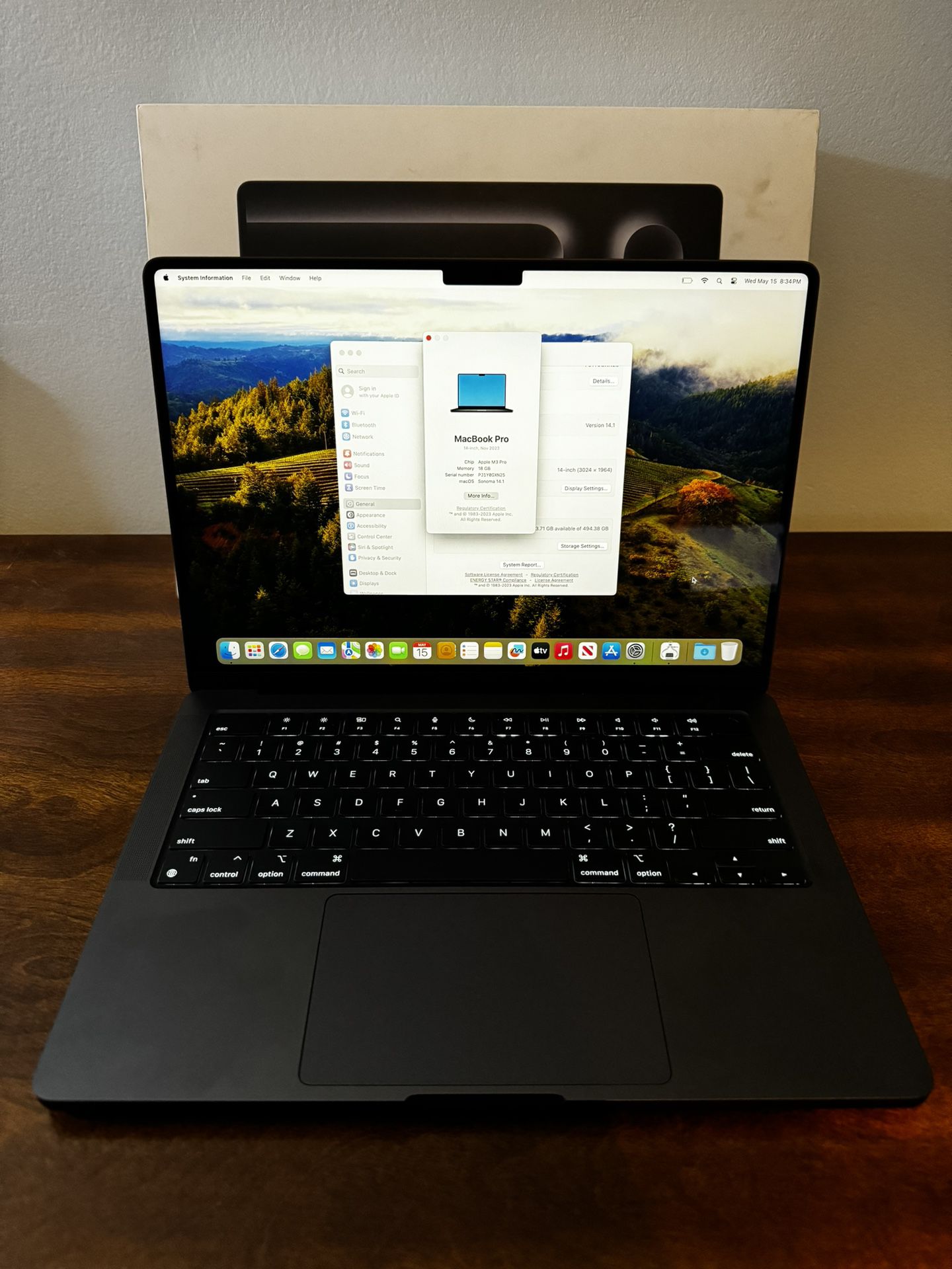 MacBook Pro 14-inch M3 Pro Chip 18gb Ram 512gb SSD 