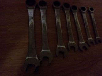 Husky SAE gear wrenches