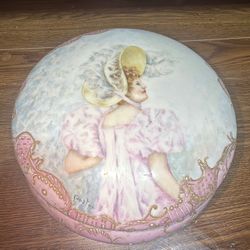 Victorian Ceramic Large Trinket Dish, See Pictures
