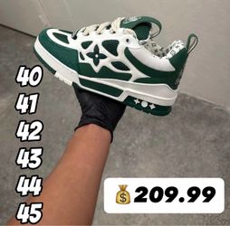 Louis Vuitton Skate Sneakers Green White