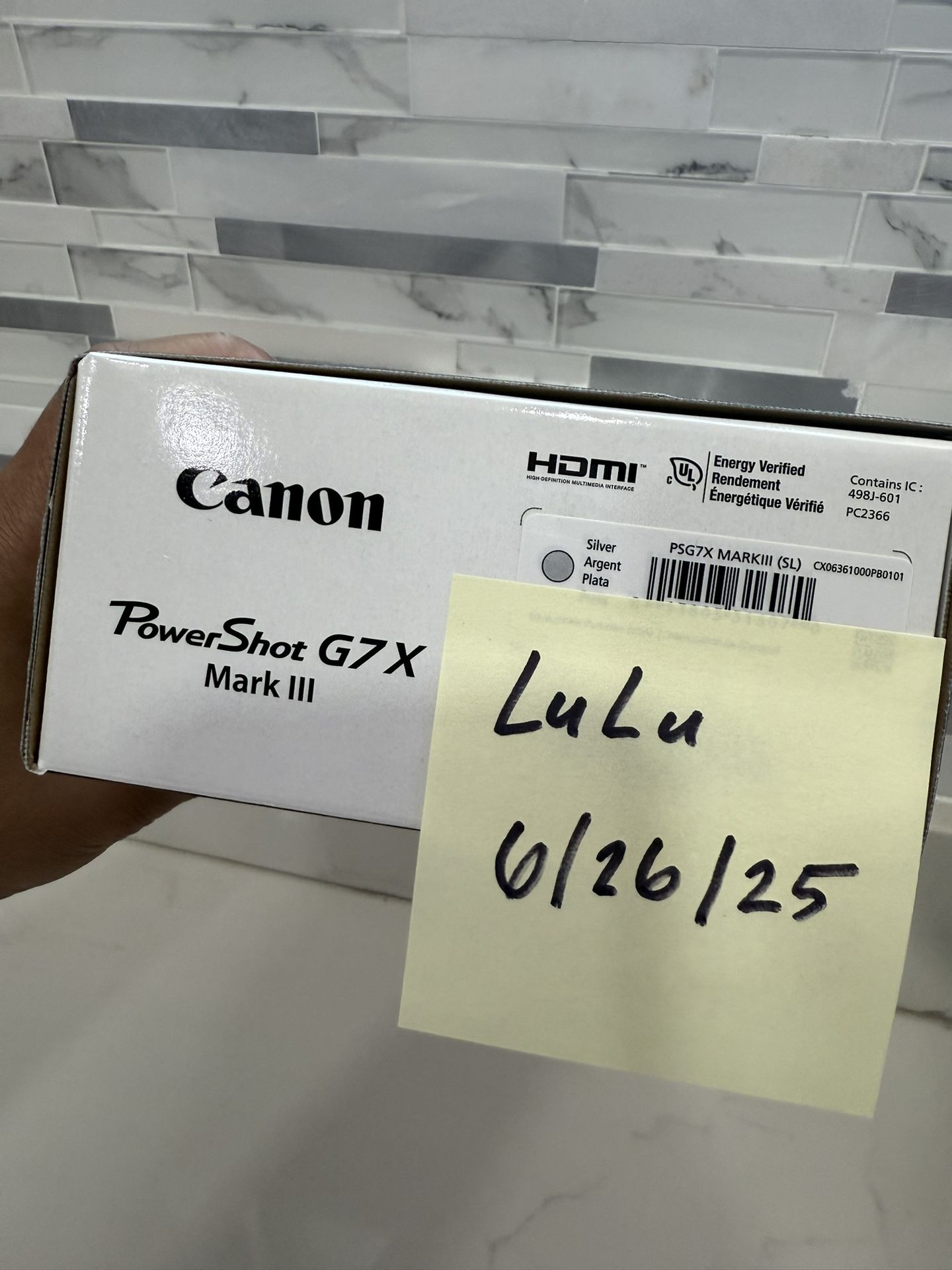 Canon PowerShot G7X Mark III (SILVER) (New, Unopened)