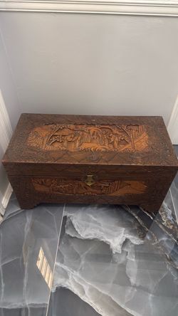Handcrafted Wooden Chest
