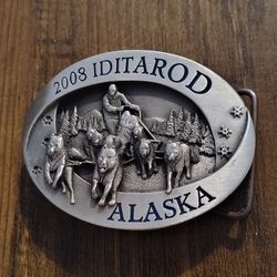 Silver Iditarod Belt Buckle 2008 Limited Edition