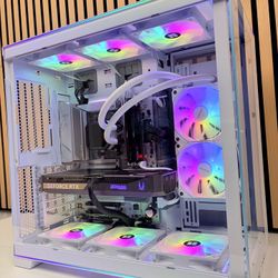  Gaming PC Custom Built by AREA-51✅🕹Full White RGB Set,Ryzen 7/32GB RAM/2TB🖥1 Yr Wrnty‼️ RTX 5070 GPU💥 $0 Down Finance Available