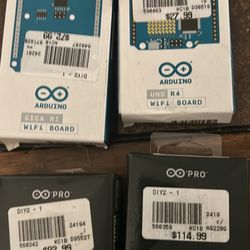 Arduino r1, r4, nicla sense me, nicla vision