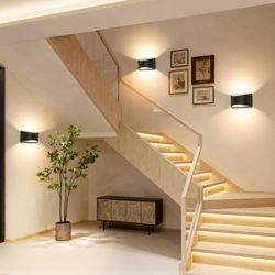 Modern LED Wall Sconces 2 Pack