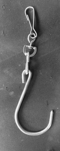 Chrome Silver S Painters Clip Hook