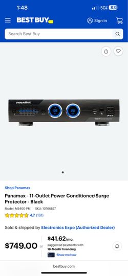Panamax PM-5400 Power Conditioner/ Surge Protector