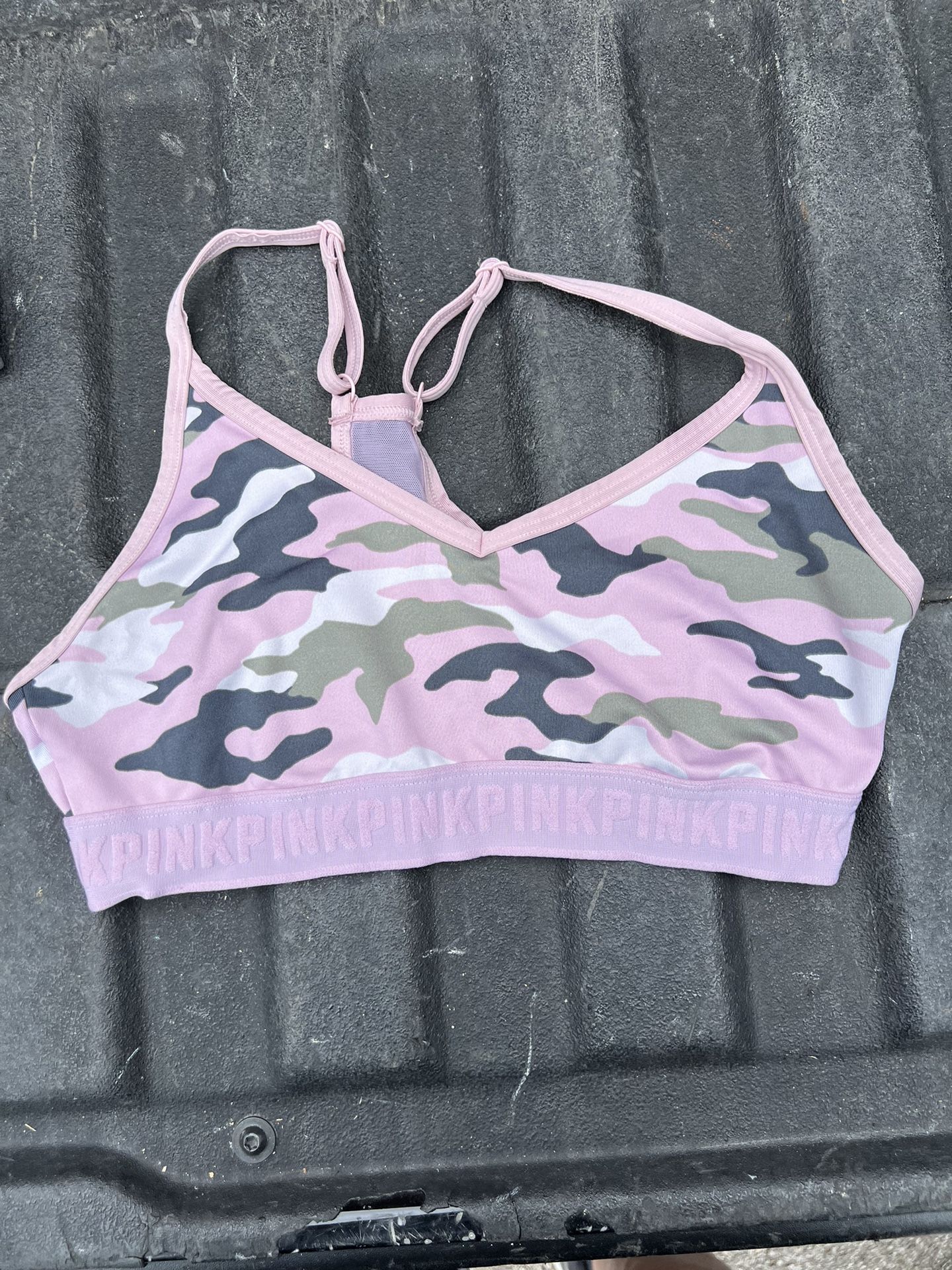 PINK VICTORIAS SECRET ULTIMATE Camo Bra Size Medium 