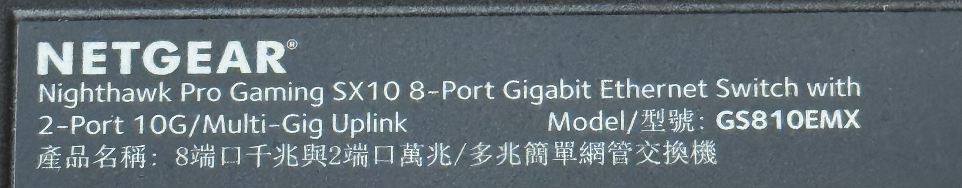 Netgear SX10