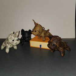 LV Puppy Keychain