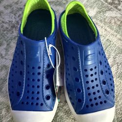 Blue Slip-On Water Shoes