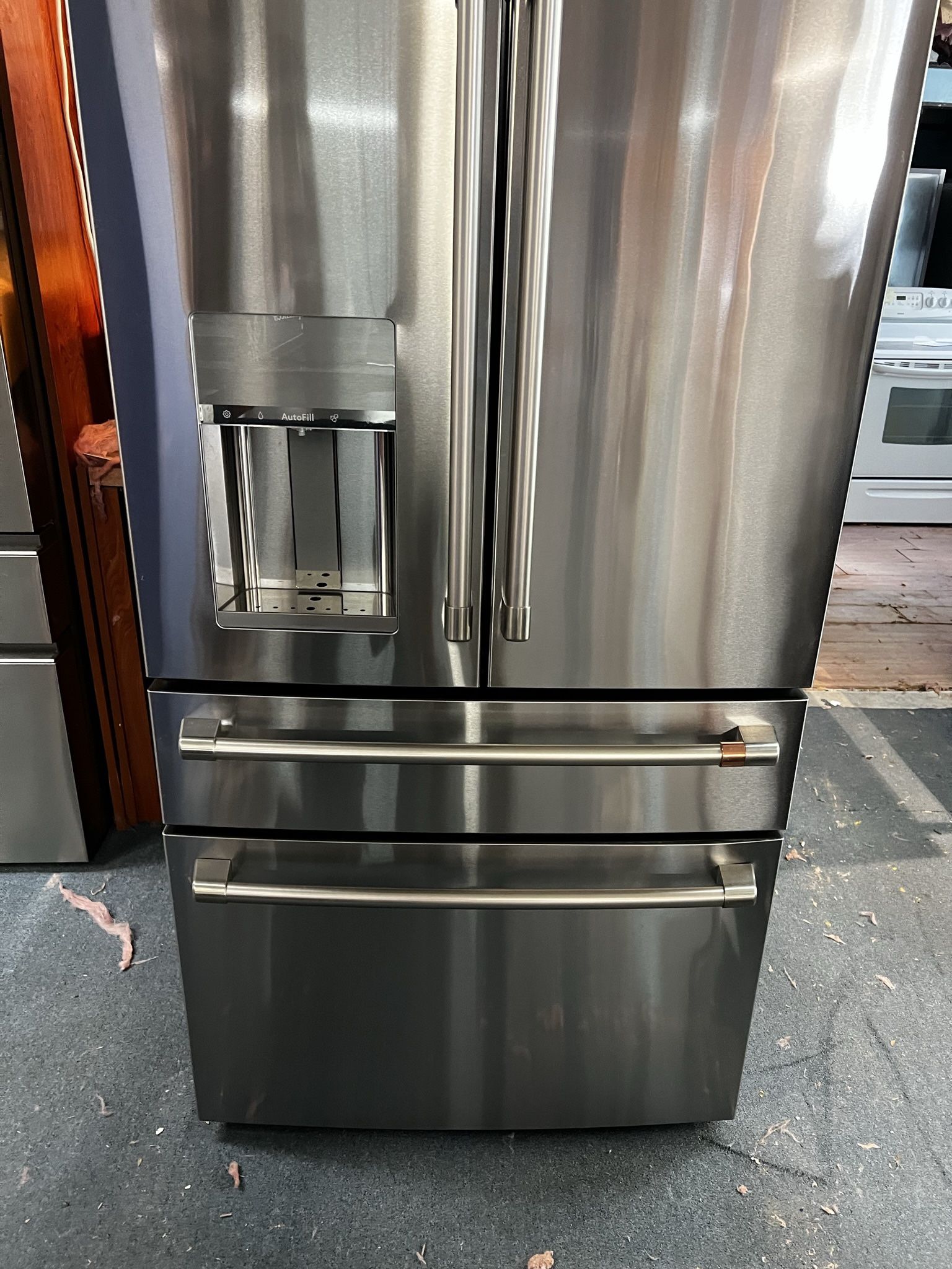 GE CAFE’ 27.8 CU. SMART 2DOOR 2 DRAWER FRIDGE STAINLESS NEW