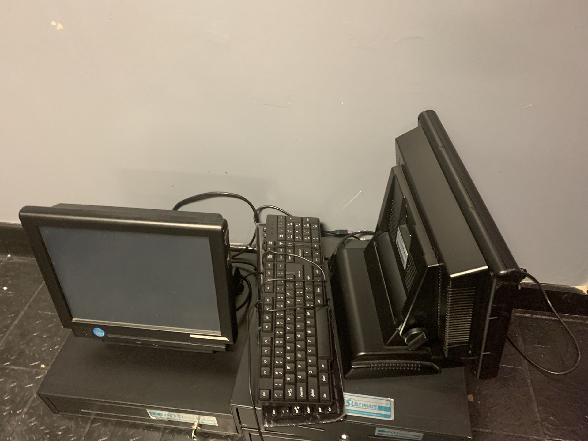 Complete POS computers, printers, keyboard, cash drawer