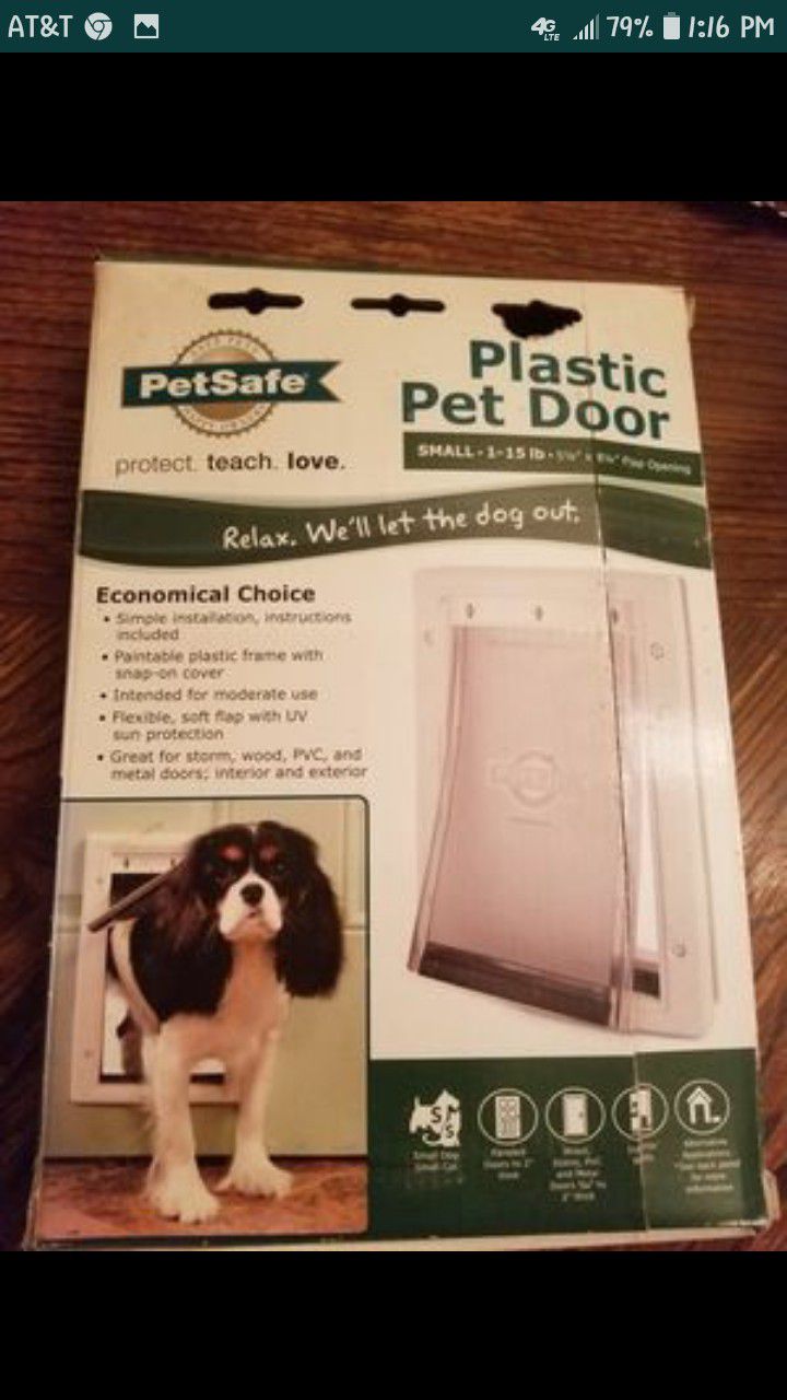 Pet door for small dog
