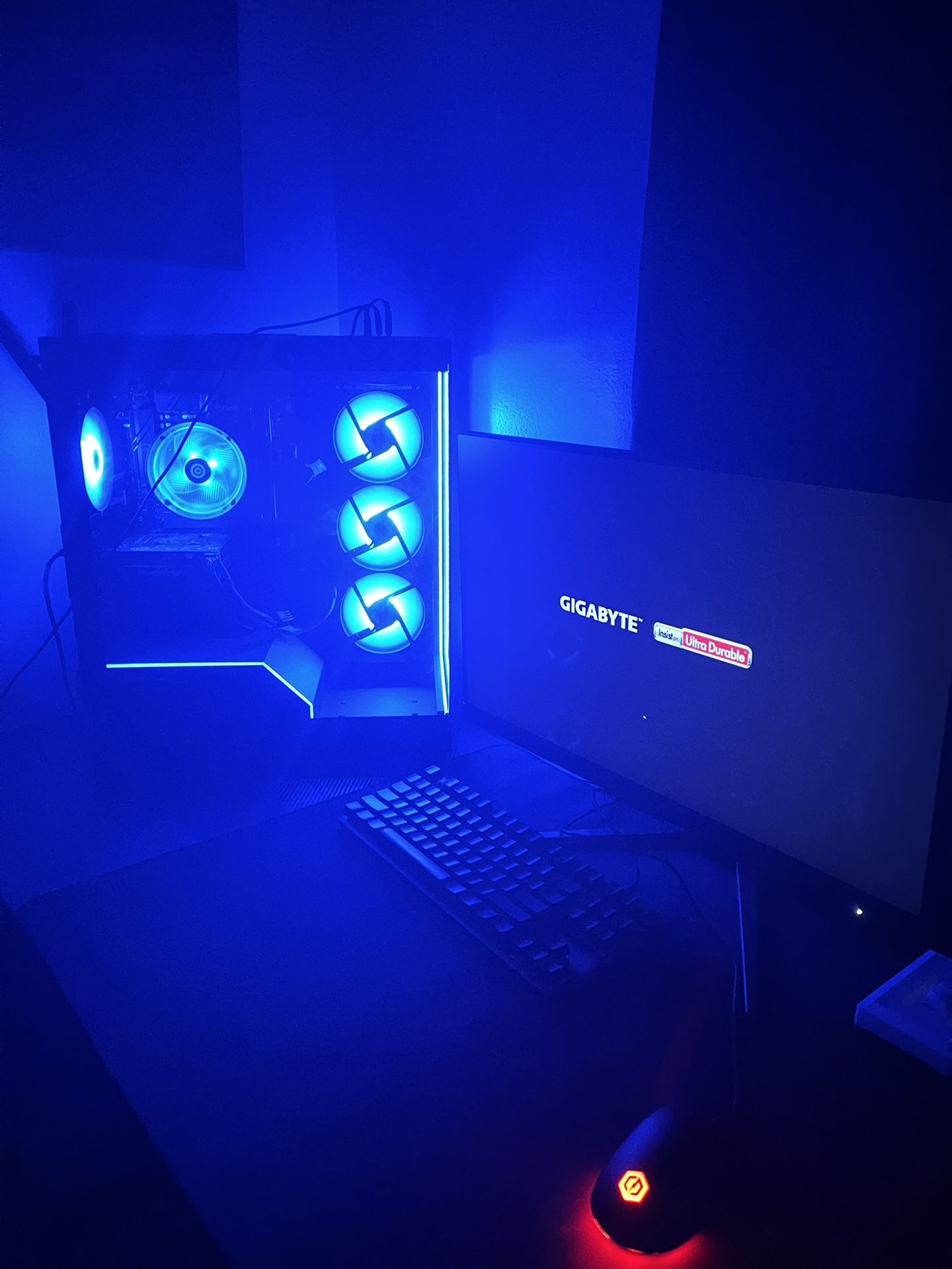 Gaming Setup With Monitor! (PC)