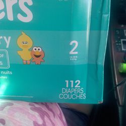 Pampers Size 2 112 Diapers