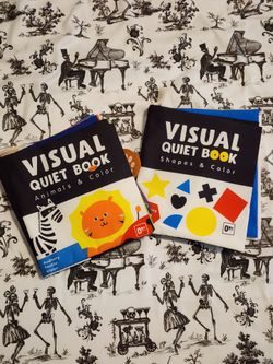 Visual Quiet Book Set: Animals & Color and Shapes & Color