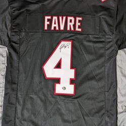 Brett Favre Of Atlanta Falcons Signed Jersey 