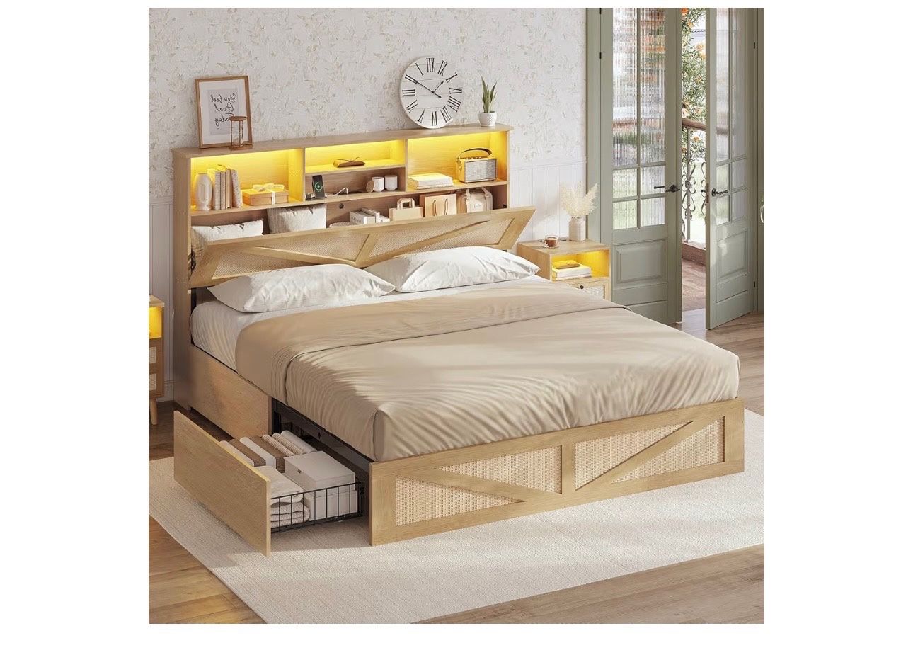 Queen bed Frame (Brand New)