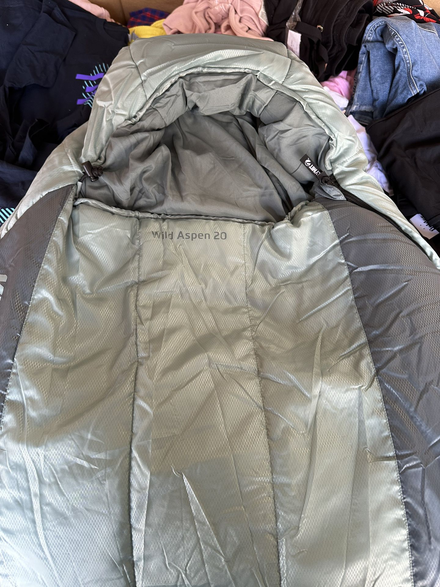 New Klymit Wild Aspen 20 Degree Cold Weather Mummy Sleeping Bag, $40 