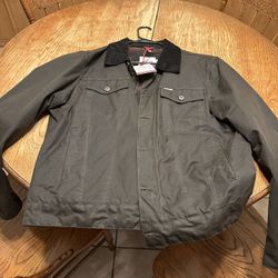 New with tags Iron Resin Scout Jacket in vintage black size XL