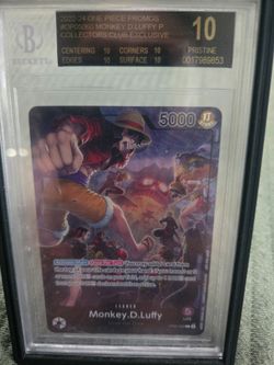 PSA PROMO LUFFY LEADER BGS BLACK LABEL