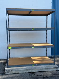 Used Storage Rack Shelving 72x48 Stock Supply Shelves Similar To Uline And Grainger Delivery Available