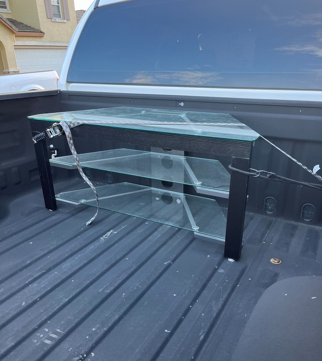 Glass Corner Table